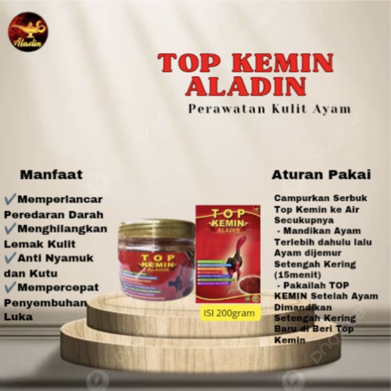 TOPLES JAMU AYAM JUARA Top Kemin Aladin