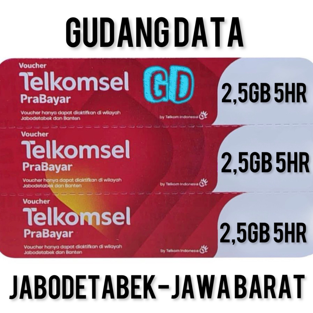 Voucher Telkomsel 2,5GB