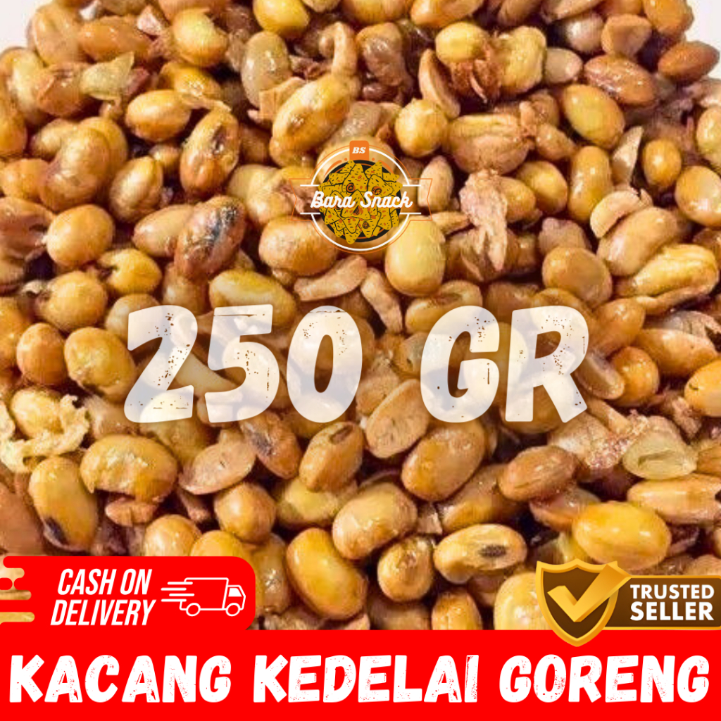 

[ 250gr ] Kacang Kedelai Goreng Cap Panda / Kacang Dele Gurih / Camilan Snack Kiloan Murah