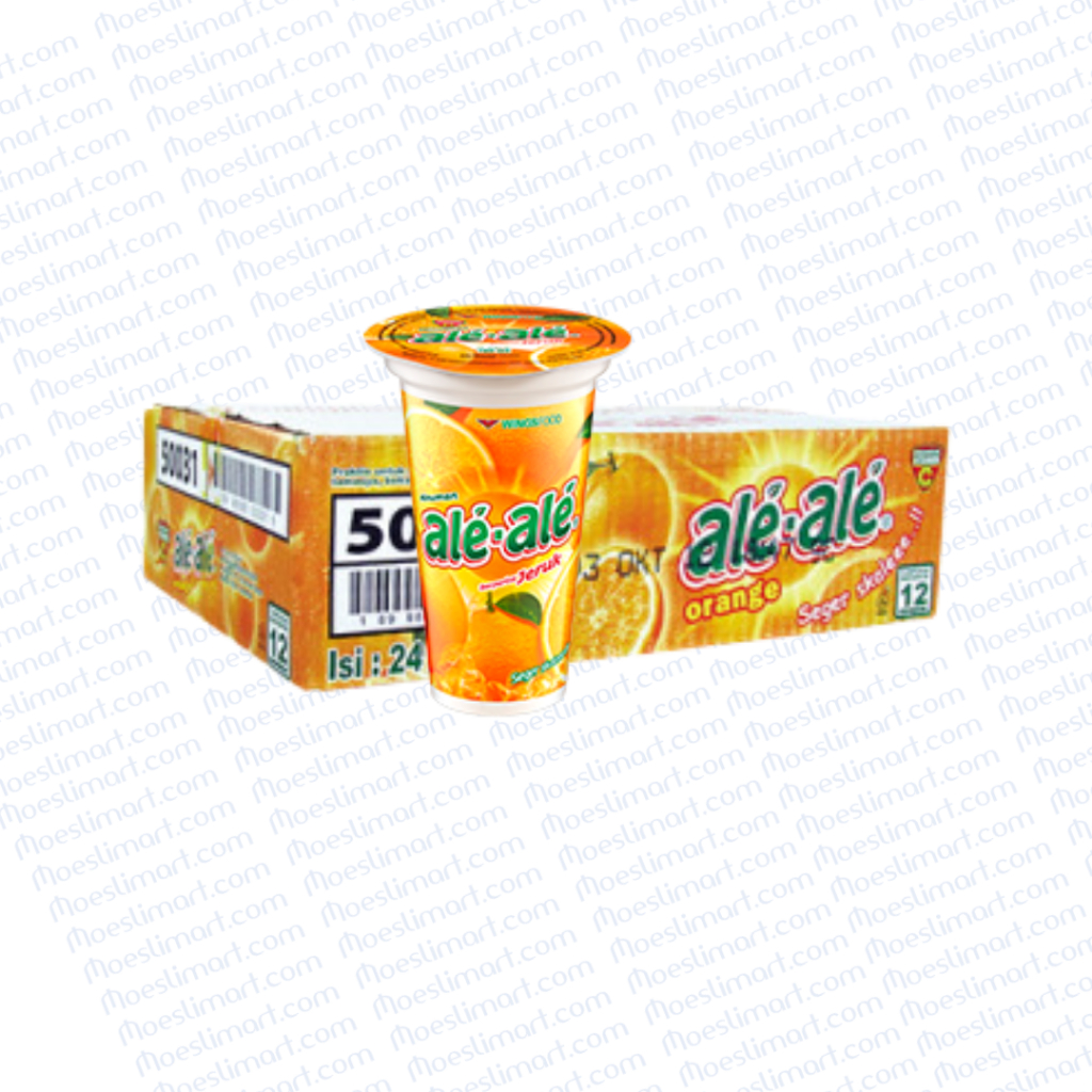 

Ale-ale Jus orange Cup 180 ml Dus isi 24 Cup