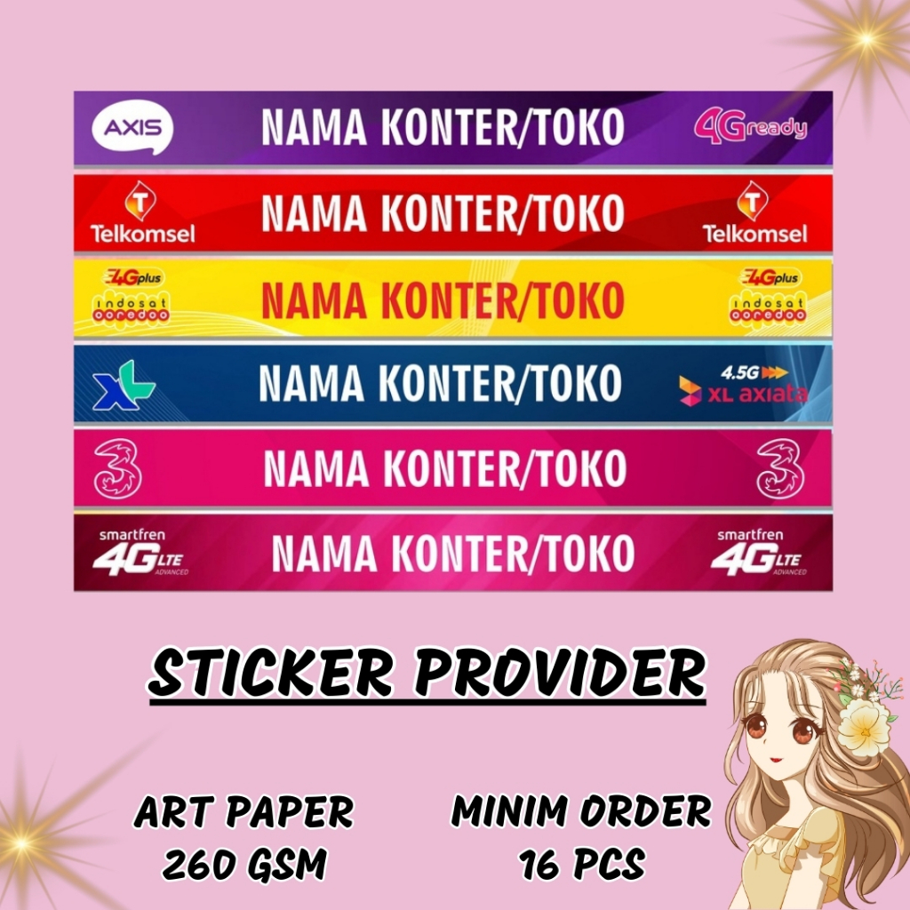 

STICKER ETALASE PROVIDER | STICKER ETALASE TOKO KONTER