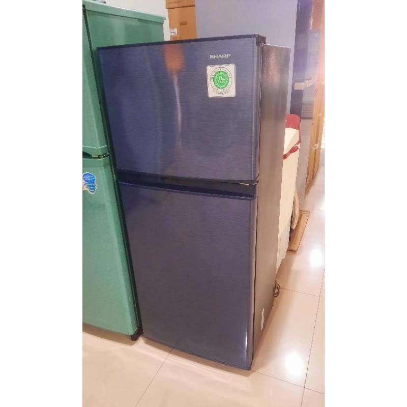 KULKAS 2 PINTU SHARP SJ 195 BEKAS