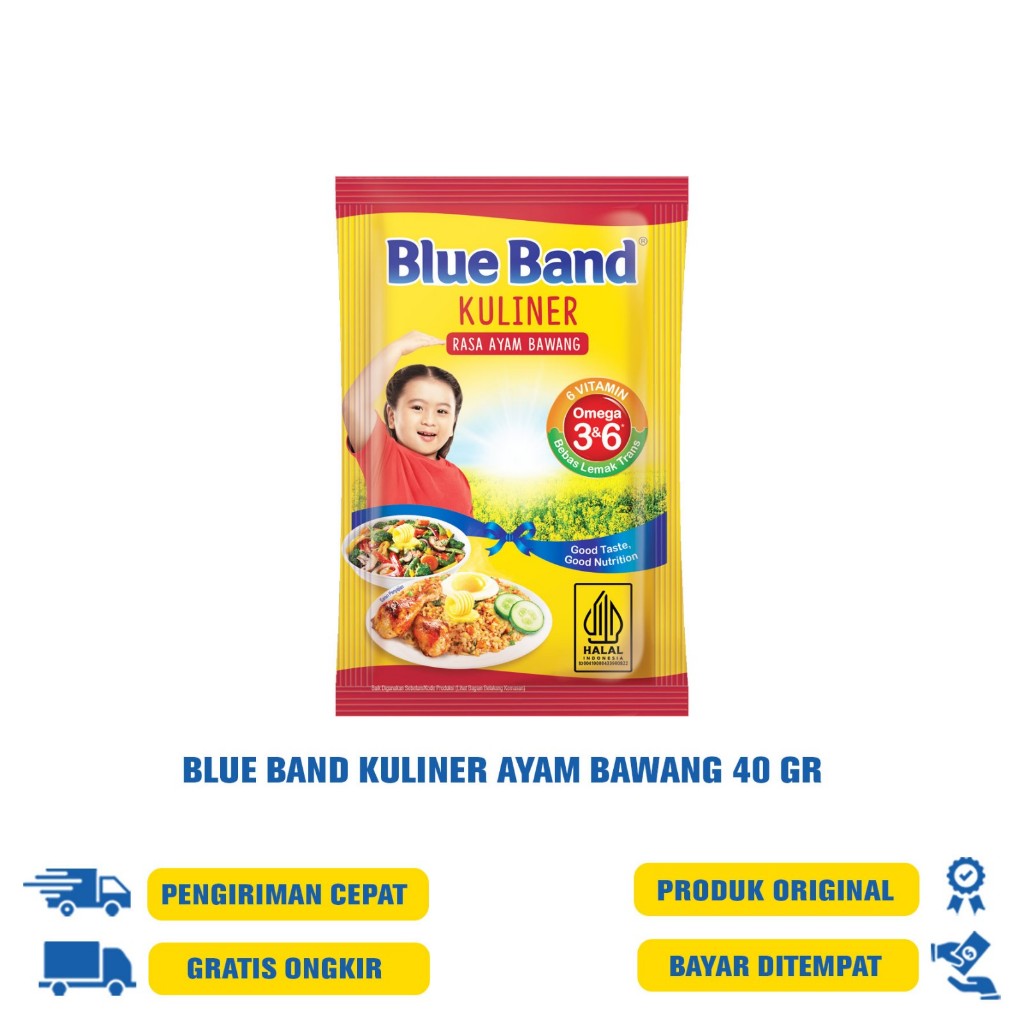 

BLUE BAND KULINER SERBAGUNA AYAM BAWANG | SAPI BBQ 40 GR