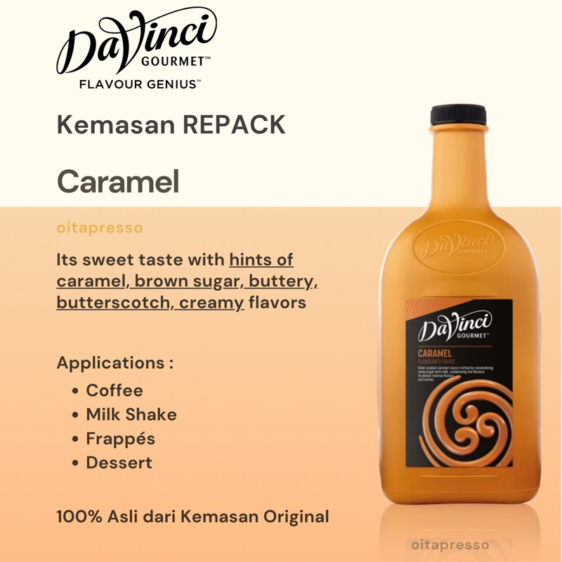 

REPACK - Davinci Caramel Sauce [100] g