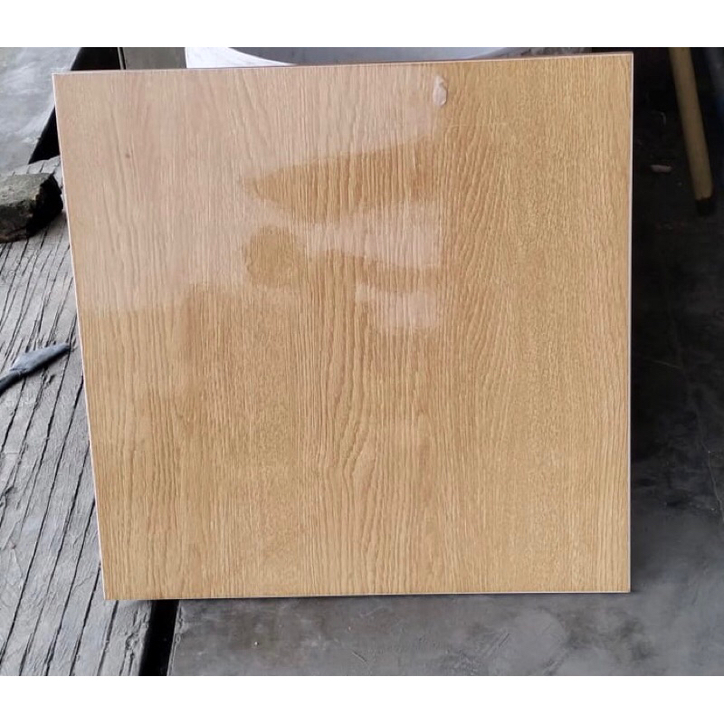 Keramik Milan Motif Kayu Ukuran 40x40 Type Moscow Brown