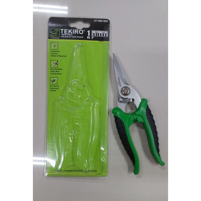 

TEKIRO Gunting Multifungsi 7"/Gunting Serbaguna/Multifunction scissor 7
