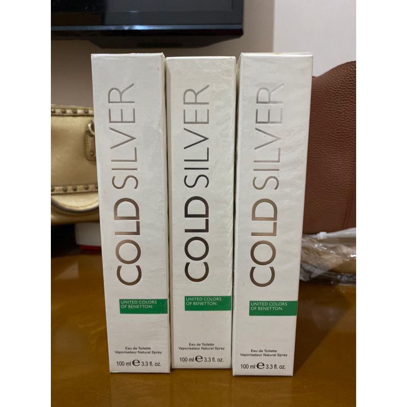 PARFUME BENETTON COLD SILVER NEW
