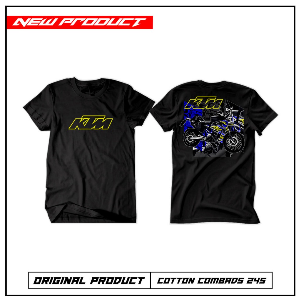 Kaos KTM (Moto Racing) / Kaos Kata Kata / Kaos Keren / Kaos Viral / Kaos Murah
