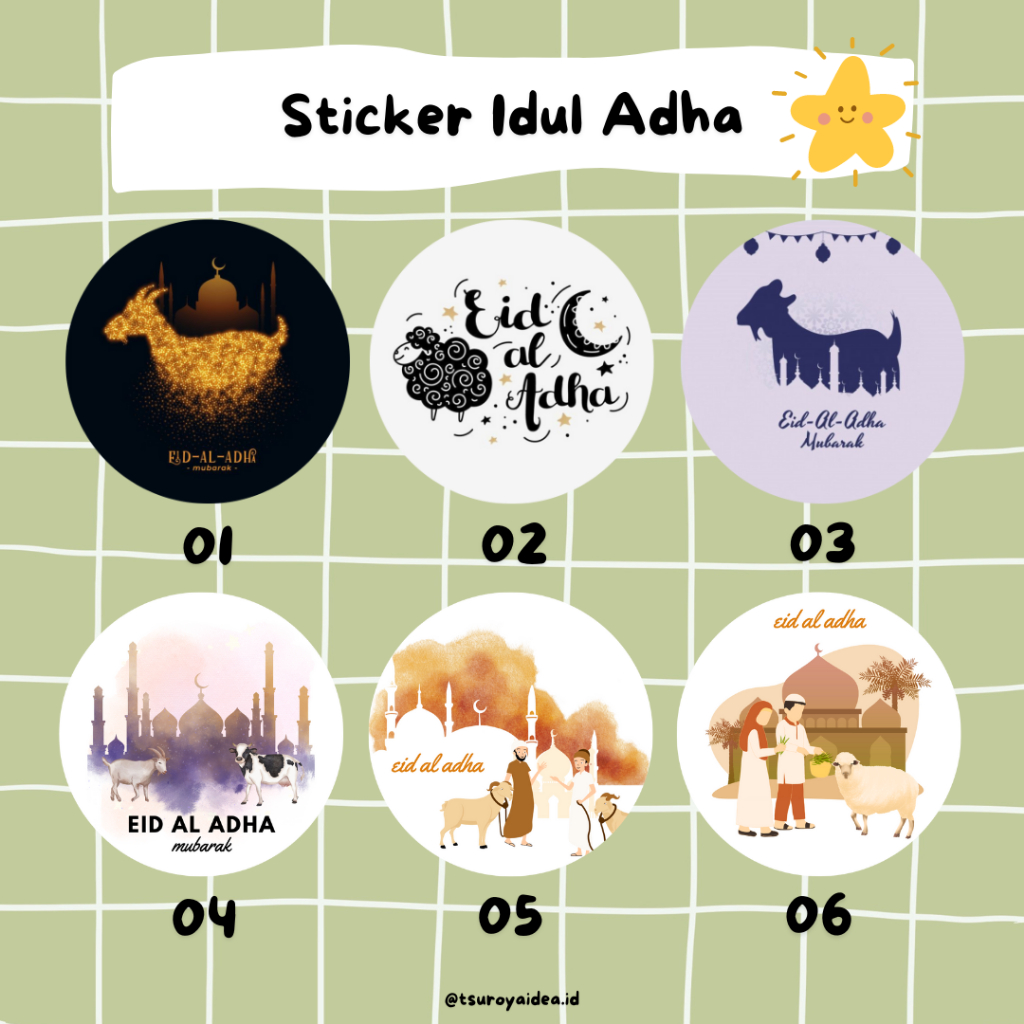 

Sticker Bulat Idul Adha - 10 pcs