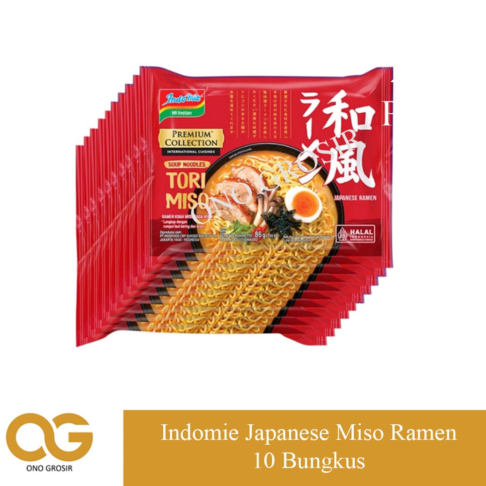 

Indomie Japanese Miso Ramen Isi 10 Bungkus Ono Grosir