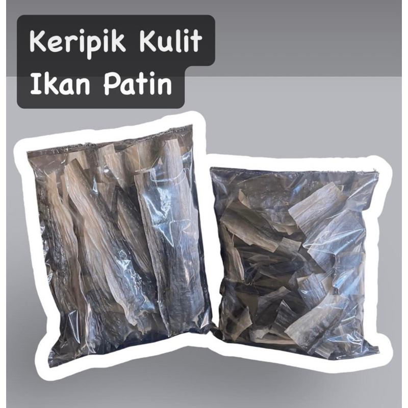 

keripik / Kerupuk Kulit Ikan Patin MENTAH