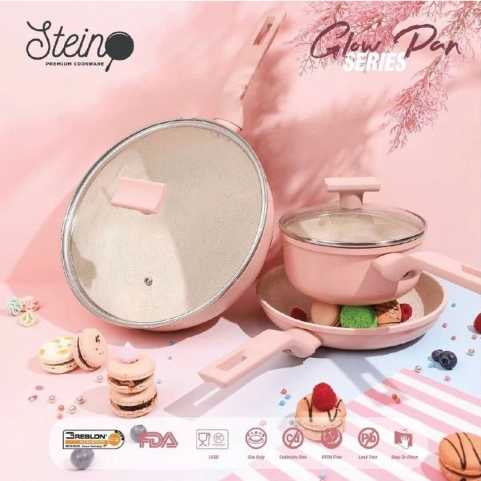 Wajan/Panci set Stein Cookware Paket Glowpan Set / Paket Glow Pan by Steincookware Original