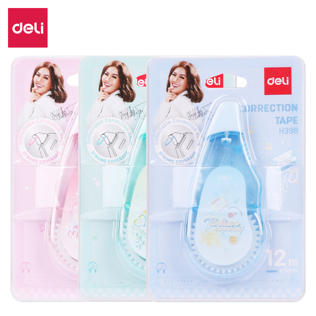 

Correction Tape/Tip-ex kertas 12M Merk Deli Agnes Mo Edition