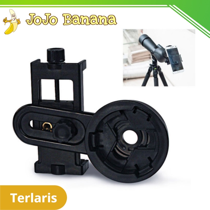Mount Universal Smartphone ke Teropong Monokuler - Holder HP ke Teropong - Holder Teropong