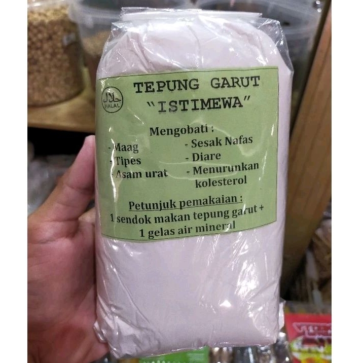 

tepung Garut - 100% original - jaminan mutu - mengobati asam lambung - angkrik - mengobati maag - mengobati tipus - aman bagi penderita diabetes