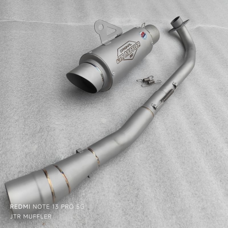 Knalpot racing original JTR Untuk Supra x 125 Supra fit revo blade jupiter z jupiter z1 vega kharism