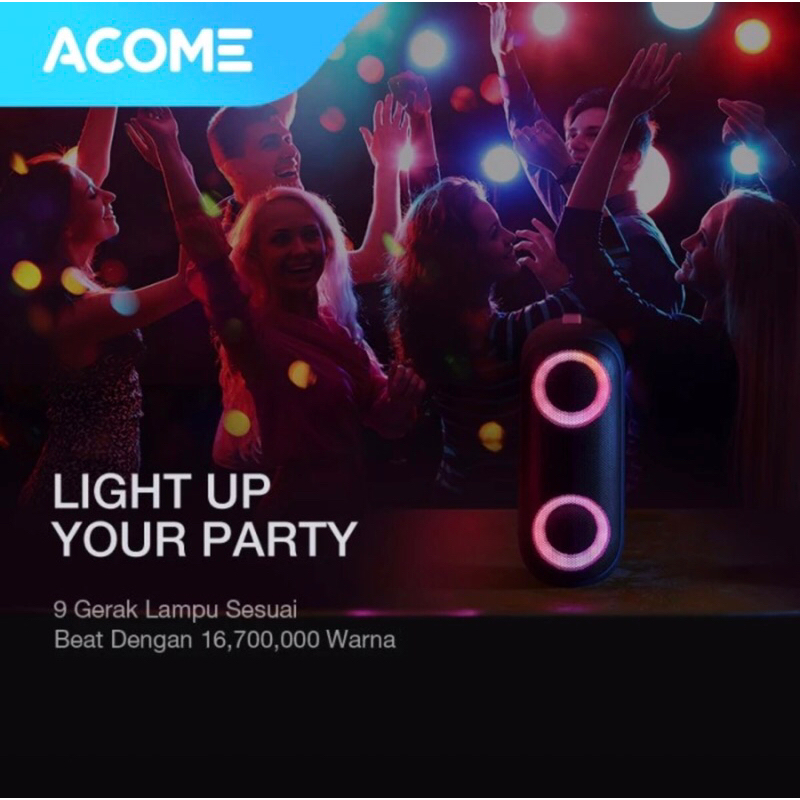 ACOME Speaker Bluetooth Soundbar Original Garansi Resmi