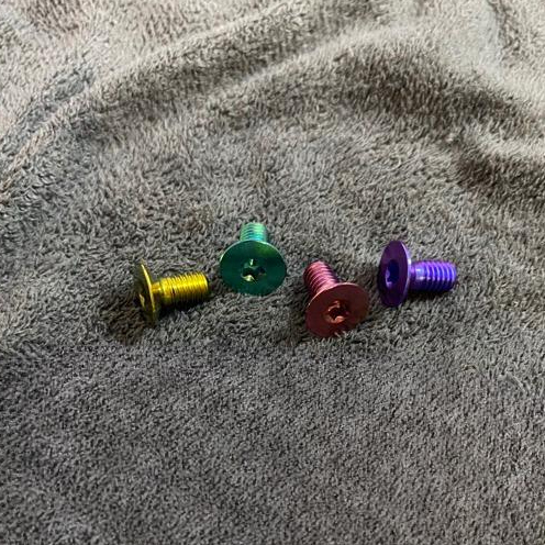 Baut Titanium Disc Adaptor Galfer  baut disk cakram piringan original Titanium (Harga satuan)