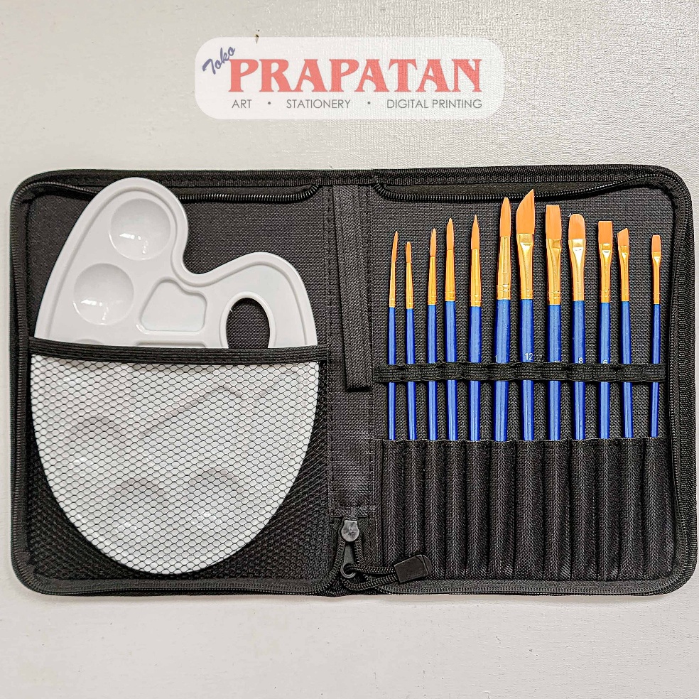 

KODE H1H4 Kuas Lukis Set Joyko Art Brush BRS7 Paint Brush Set