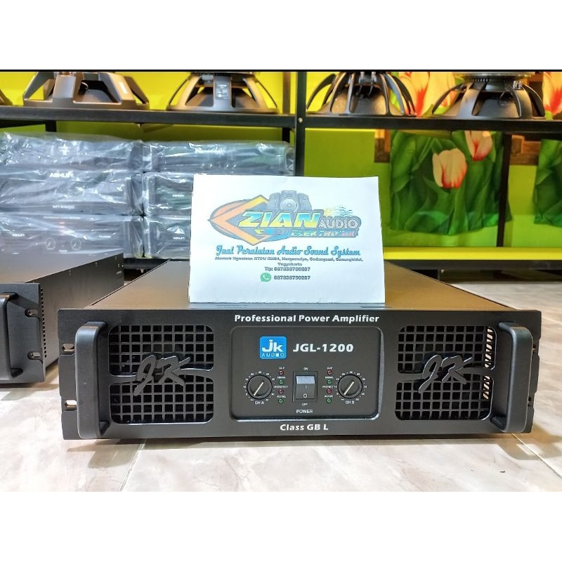 Power Amplifier JK Audio JGL-1200 original by JK Coustic