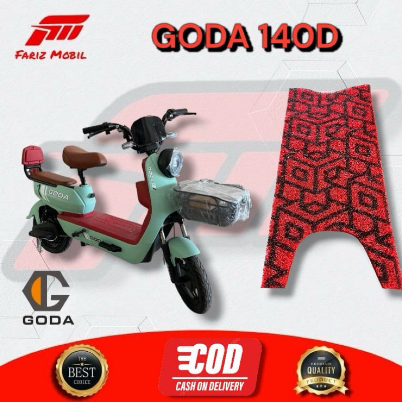 Alas kaki Karpet sepeda motor listrik GODA 140 D
