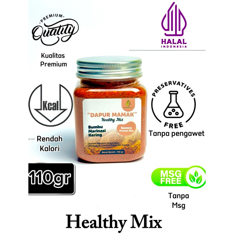 

Bumbu marinasi kering protein Rub/Bumbu diet/Bumbu rendah lemak serbaguna. cajun seasoning