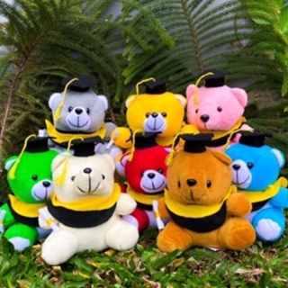 Boneka Bear wisuda/Boneka Buket 15cm/Boneka Capit/Souvenir/Mainan Anak/Boneka karakter boneka wisuda teddy bear mini