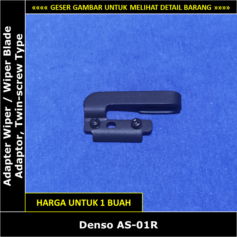 Adapter Wiper Toyota Corolla SE Saloon 1300 cc 2E EE80 1985-1987 Denso AS-01R Wiper Blade Adaptor Tw