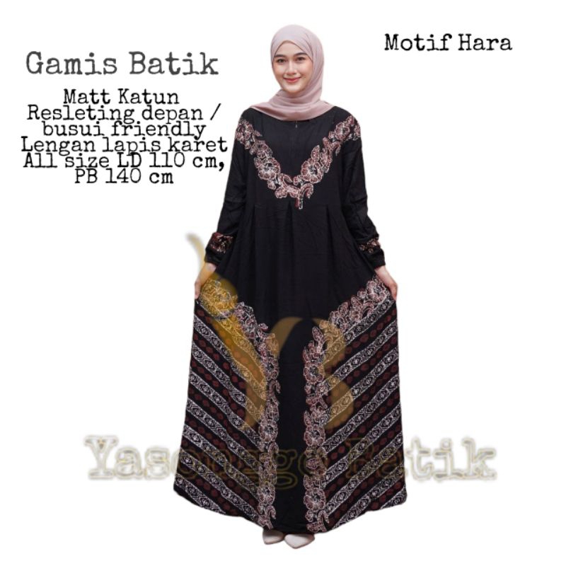 Promo Baju Batik Cap Pekalongan Model Busui Gamis Wanita Dewasa Terlaris