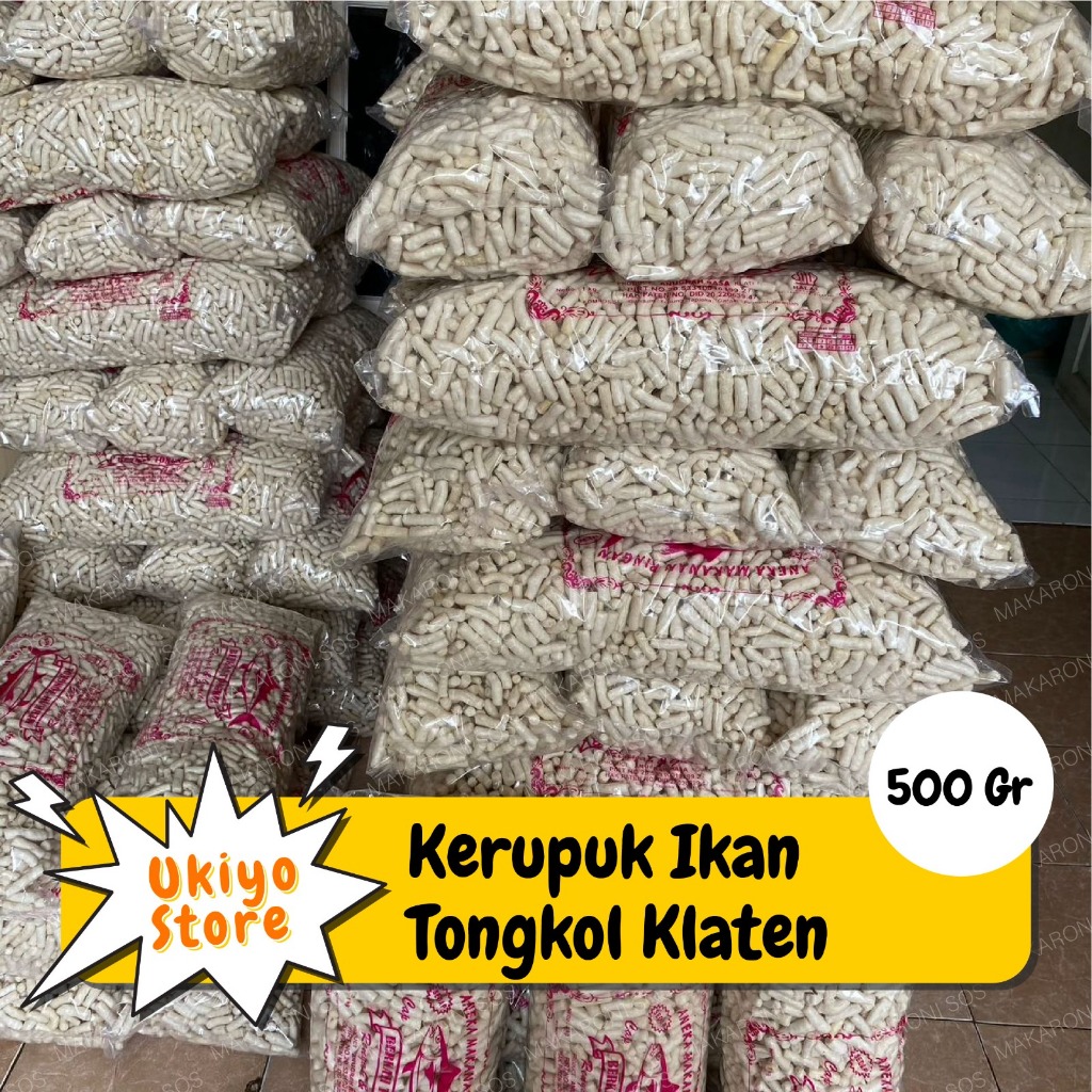 UKIYO KERUPUK KRUPUK IKAN TONGKOL KLATEN KEMASAN 500 GRAM