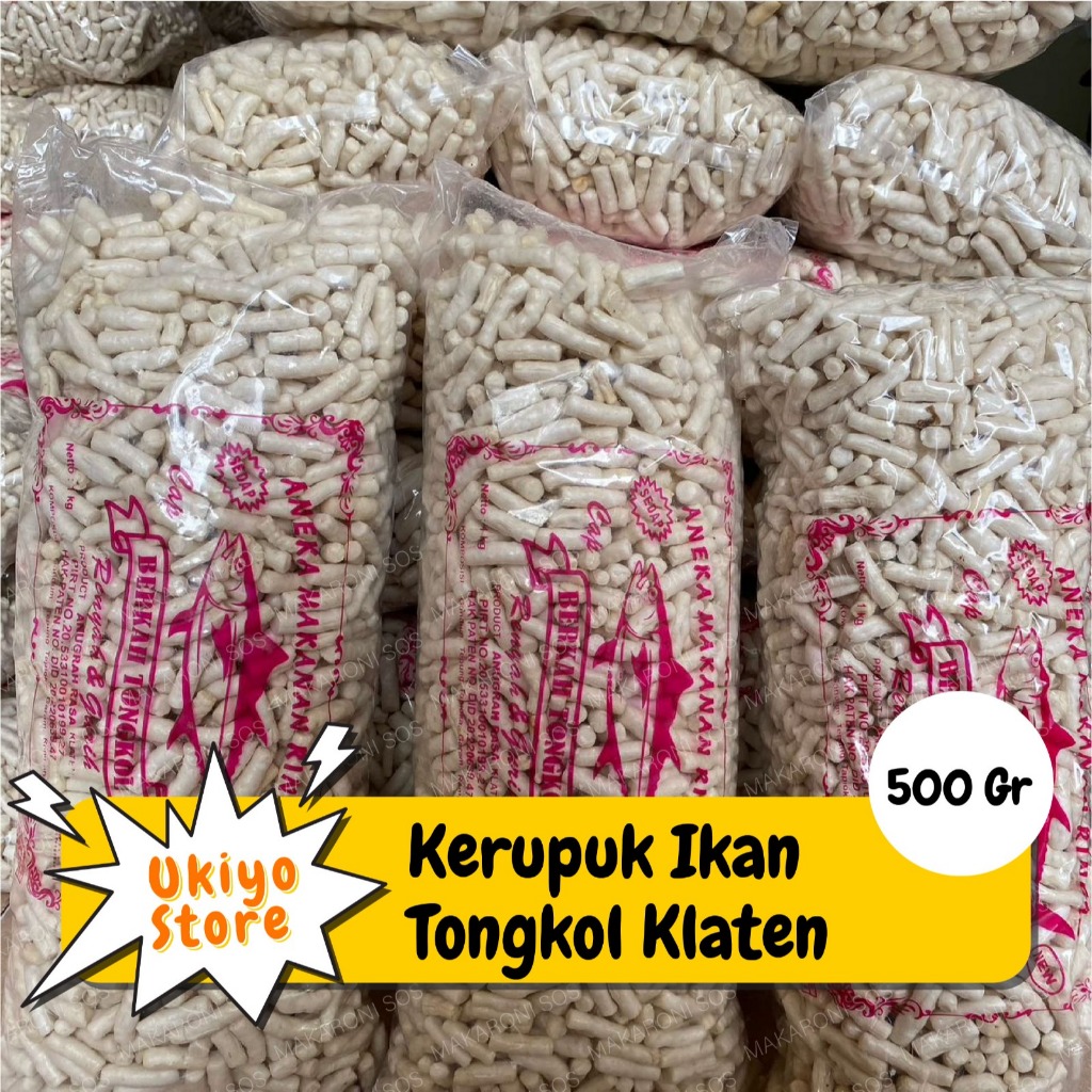 

UKIYO | KERUPUK KRUPUK IKAN TONGKOL KLATEN KEMASAN 500 GRAM