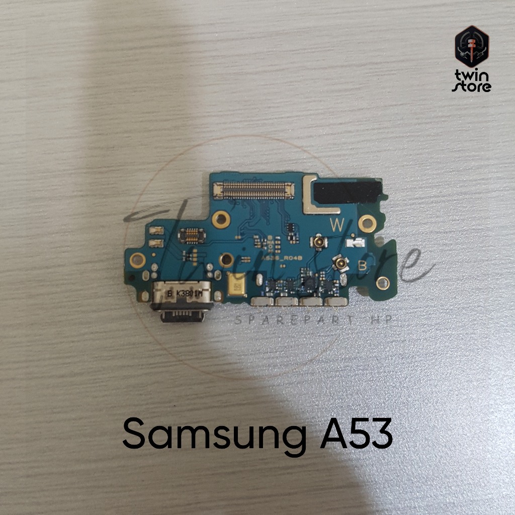 Papan Cas Konektor Charger Mic Samsung A53 Original