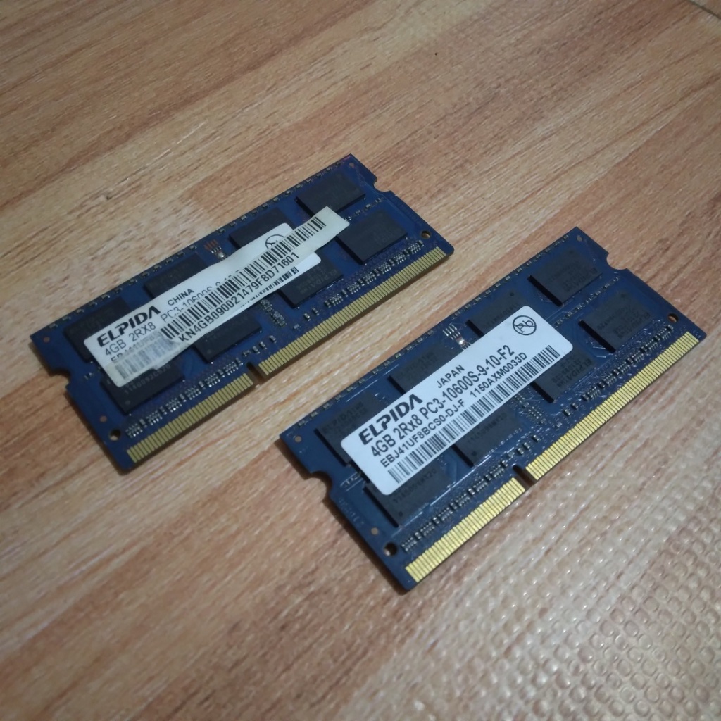 RAM laptop SODIMM DDR3 ELPIDA PC3-10600S 4GB 1333MHz