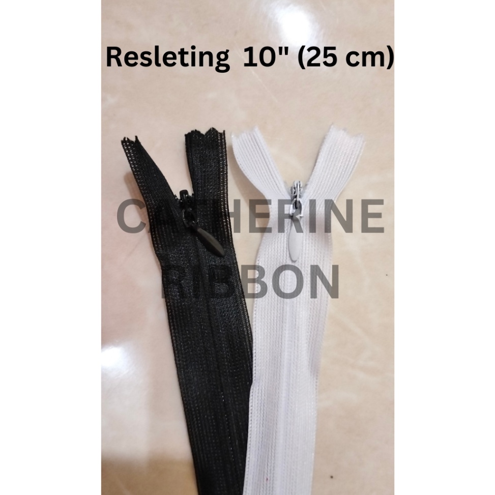 ART V46G Resleting Jepang BEE 1 inch25 cm Per Pack 1 Lusin Grosir Invisible Zipper Resleting Gamis D