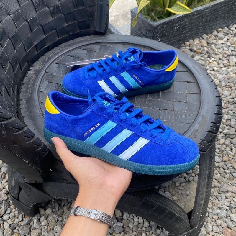 ADIDAS AMSTERDAM BLUE EXCLUSIVE ORIGINAL