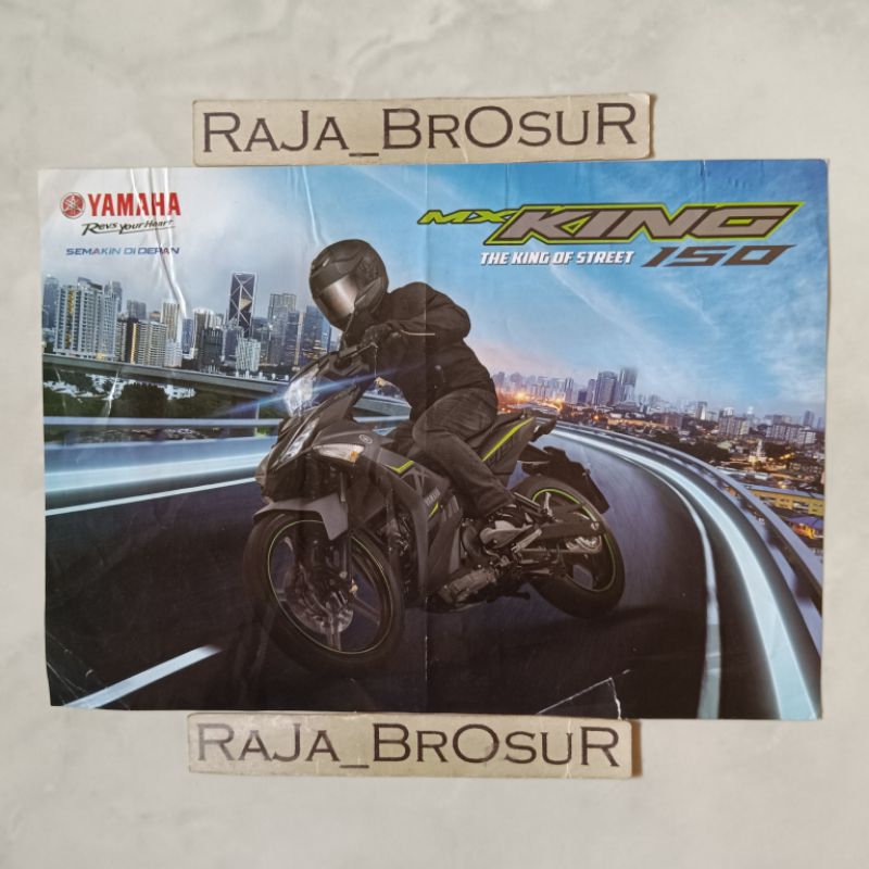 Poster brosur katalog flyer Yamaha MX King/Yamaha MX King150 2017