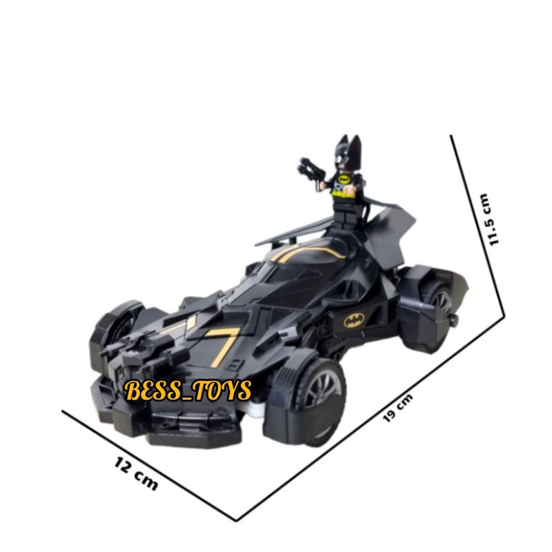 Mainan Anak Rc Batman Keluar Asap Baterai Charger Uj99-2815B