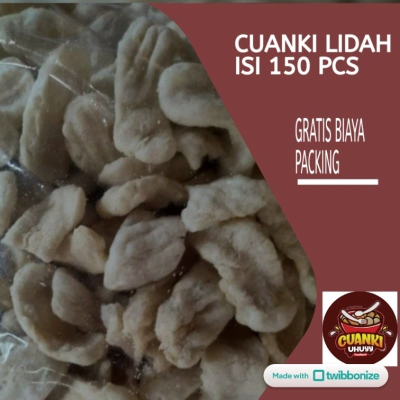 

Cuanki lidah isi 150 pcs - toping baso aci - toping baso cuanki - toping seblak - mie instan