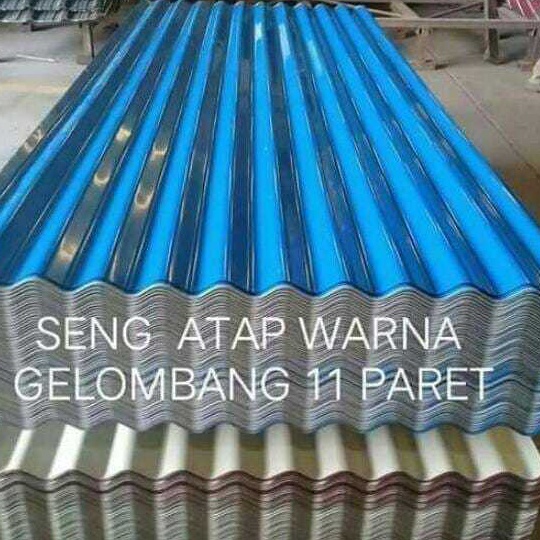 SENG GELOMBANG WARNA ANGSA GALVALUM