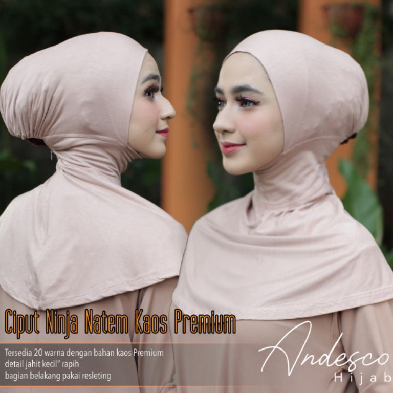 Banyak Dipakai ciput inner ninja antem resleting  ninja uniqlo