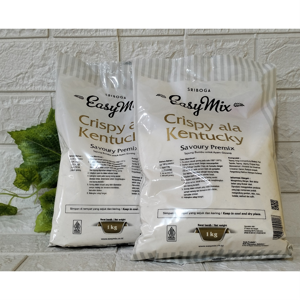 

Sriboga Easy Mix Crispy Ala Kentucky 1kg Free Bubble Wrap dan Dus Tebal
