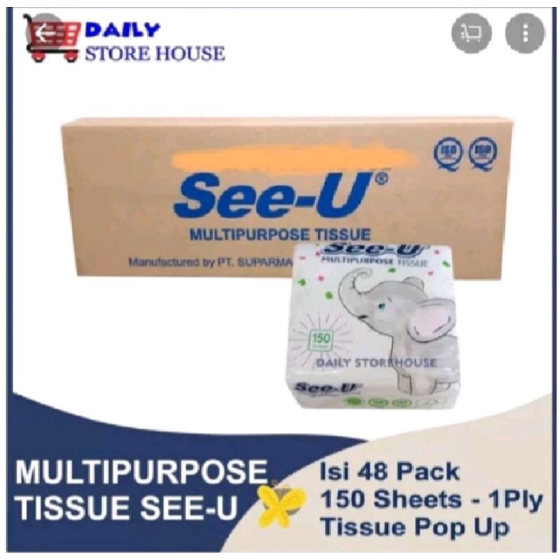Raja Arum Tisu / Tisu SEE-U POP UP (1 karton)