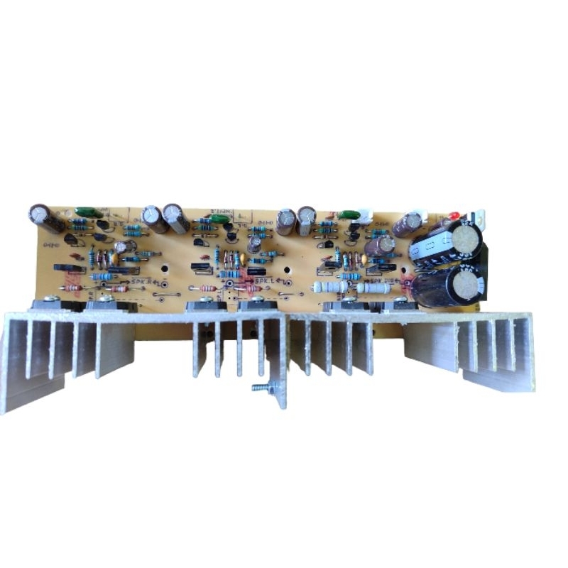 HEMAT Kit Power Amplifier 2.1 subwoofer 300watt real. 3 channel speaker modul. **
