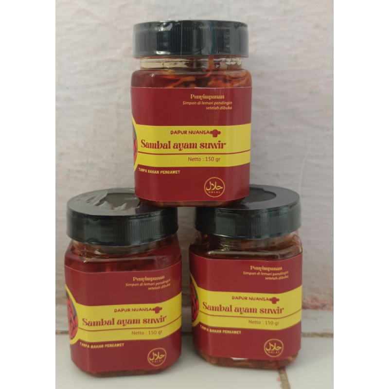 

SAMBAL AYAM SUWIR 150GR