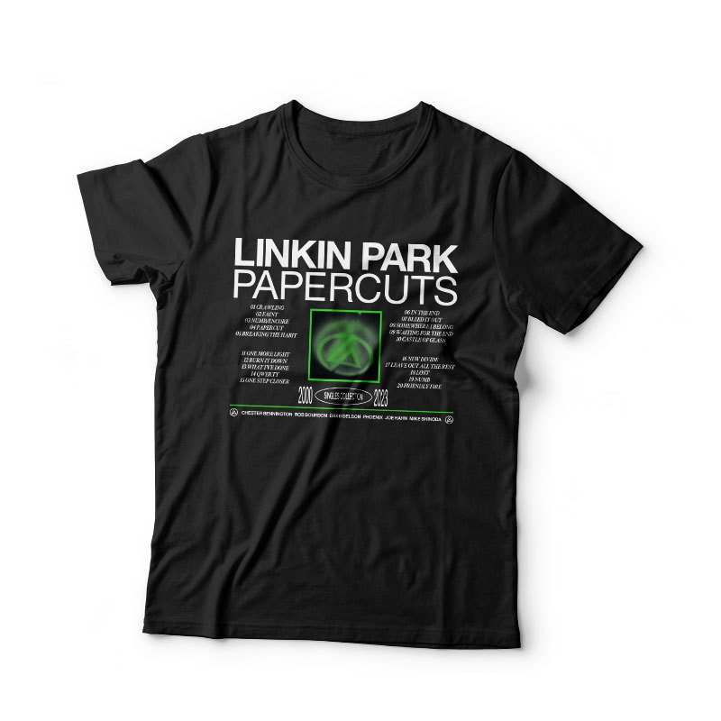 Kaos Band Linkin Park Papercuts - Singles Collection