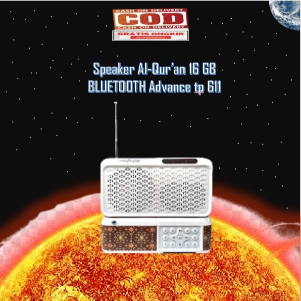 Speaker Alquran 30 juz speaker murottal 16GB BLUETOOTH advance tp 611
