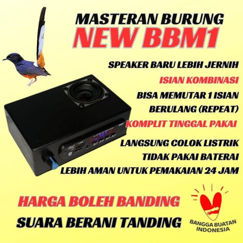 SPEAKER MASTERAN BURUNG BBM1 JERNIH JEDA KONCER MONCER GO SONIC MASTERAN JERNIH MASTERAN SONIC BURUN