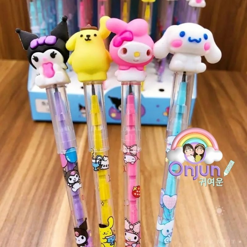 

PENSIL SUSUN SANRIO KUROMI CINNAMOROLL MY MELODY POMPURIN