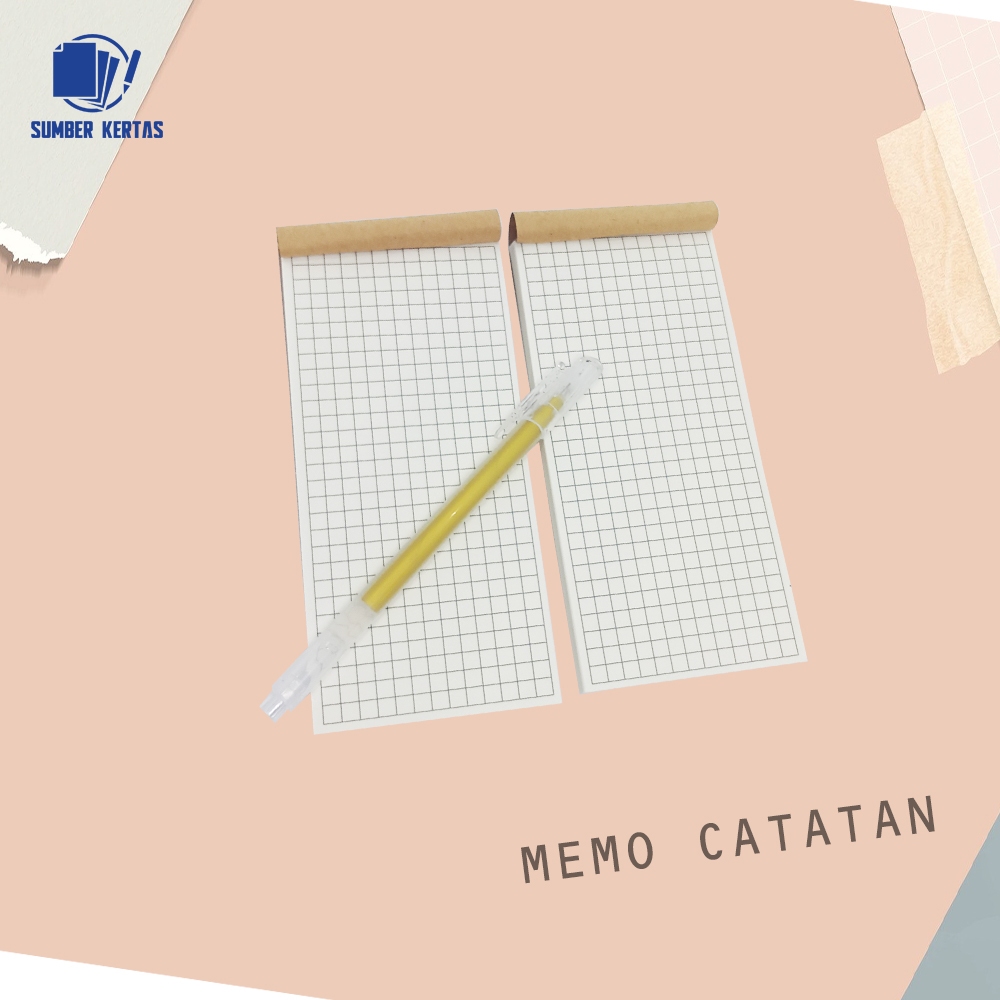 

MEMO CATATAN KECIL/NOTEBOOK KOTAK/GRID