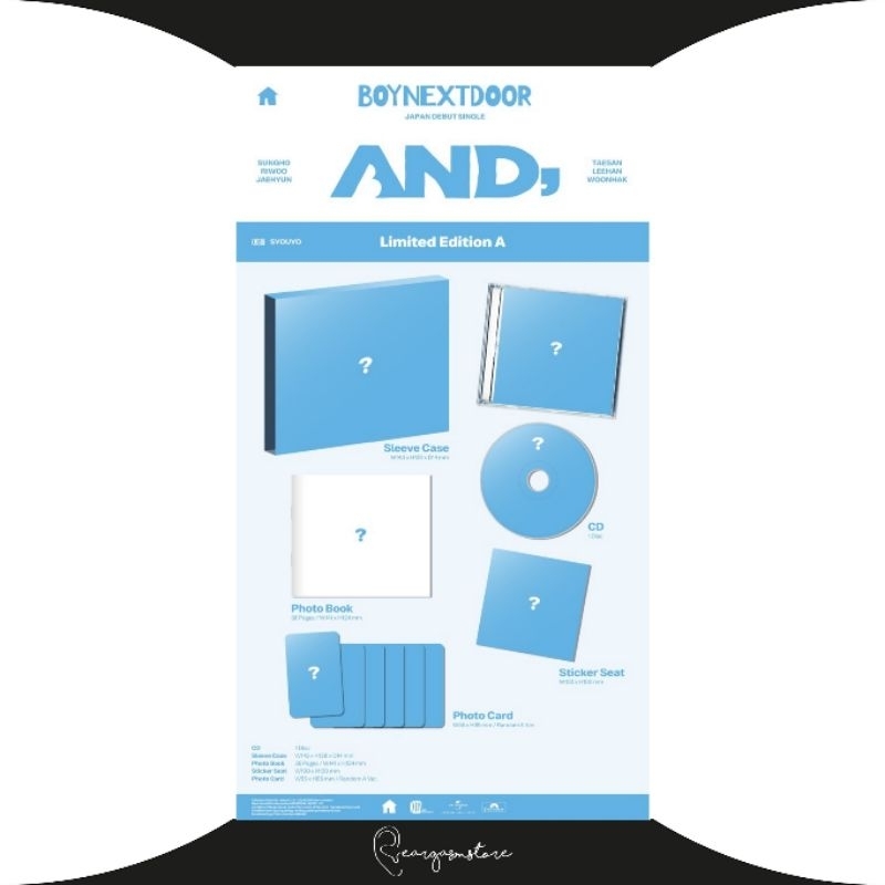 BOYNEXTDOOR - AND, (JAPAN ALBUM) (WEVERSE)